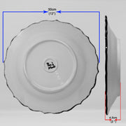 HAND MADE TURKISH CERAMIC PLATE, 30 cm(11.8") no7 - TurkishLights.NET