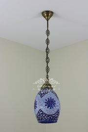 Turkish Handmade Mosaic Hanging Pendant - Kitchen Island Pendant - TurkishLights.NET