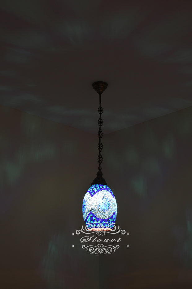 Turkish Handmade Mosaic Hanging Pendant - Kitchen Island Pendant - TurkishLights.NET