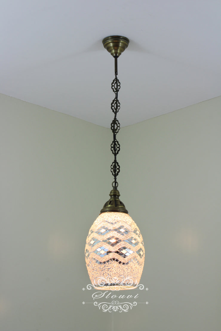 Turkish Handmade Mosaic Hanging Pendant - Kitchen Island Pendant - TurkishLights.NET