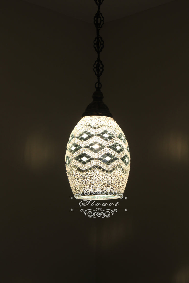 Turkish Handmade Mosaic Hanging Pendant - Kitchen Island Pendant - TurkishLights.NET