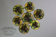 7 - BALL SULTAN TURKISH MOSAIC CHANDELIER (MEDIUM GLOBES) - TurkishLights.NET