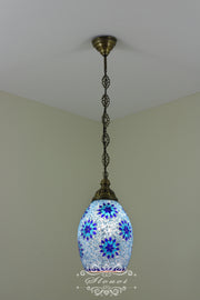 Turkish Handmade Mosaic Hanging Pendant - Kitchen Island Pendant - TurkishLights.NET