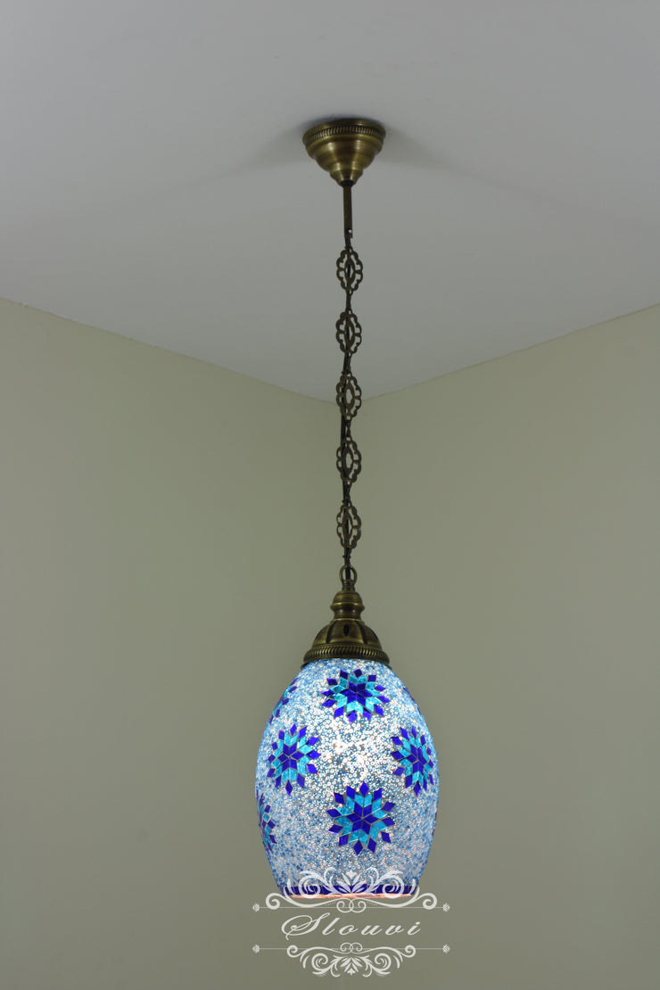 Turkish Handmade Mosaic Hanging Pendant - Kitchen Island Pendant - TurkishLights.NET