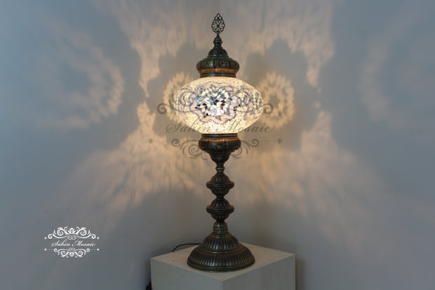 NO6 SIZE MOSAIC FLOOR / TABLE LAMP - TurkishLights.NET