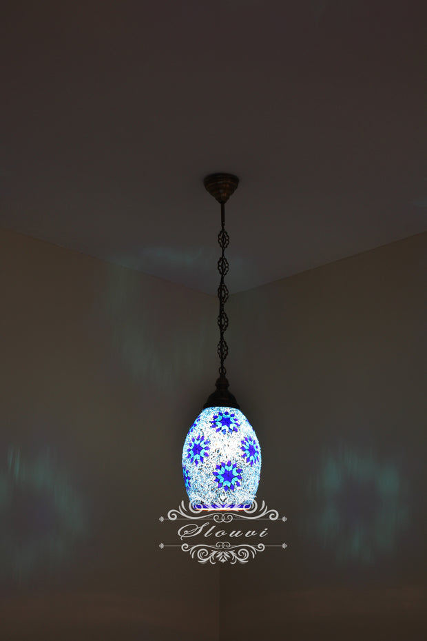 Turkish Handmade Mosaic Hanging Pendant - Kitchen Island Pendant - TurkishLights.NET