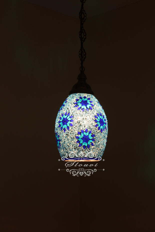 Turkish Handmade Mosaic Hanging Pendant - Kitchen Island Pendant - TurkishLights.NET