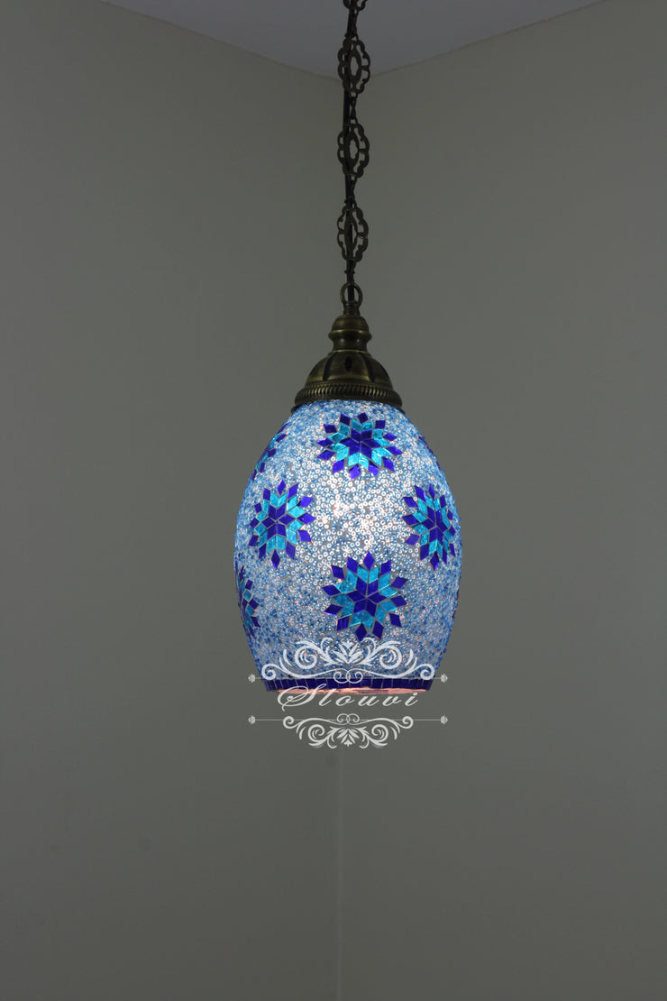 Turkish Handmade Mosaic Hanging Pendant - Kitchen Island Pendant - TurkishLights.NET