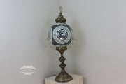 MOSAIC FLOOR / TABLE LAMP WITH 35CM (14") GLOBE - TurkishLights.NET