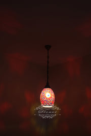 Turkish Handmade Mosaic Hanging Pendant - Kitchen Island Light - TurkishLights.NET