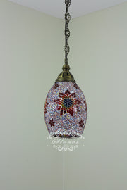 Turkish Handmade Mosaic Hanging Pendant - Kitchen Island Light - TurkishLights.NET