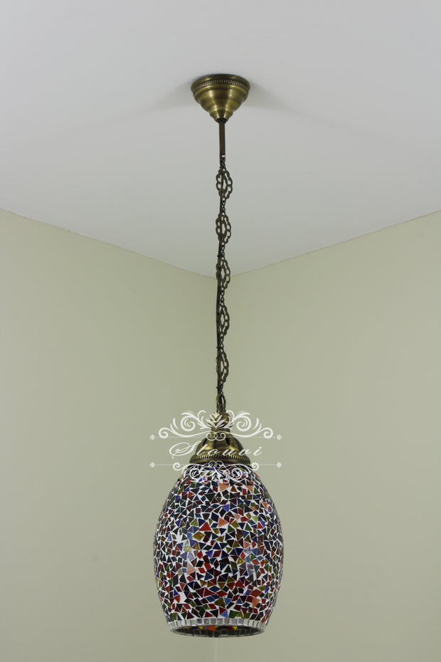 Turkish Handmade Mosaic Hanging Pendant - Kitchen Island Light - TurkishLights.NET