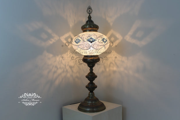 NO6 SIZE MOSAIC FLOOR / TABLE LAMP - TurkishLights.NET