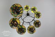 TURKISH MOSAIC LAMP, Water Drop Style CHANDELIER IN 8 GLOBES - TurkishLights.NET