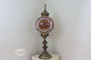 MOSAIC FLOOR / TABLE LAMP WITH 35CM (14") GLOBE - TurkishLights.NET