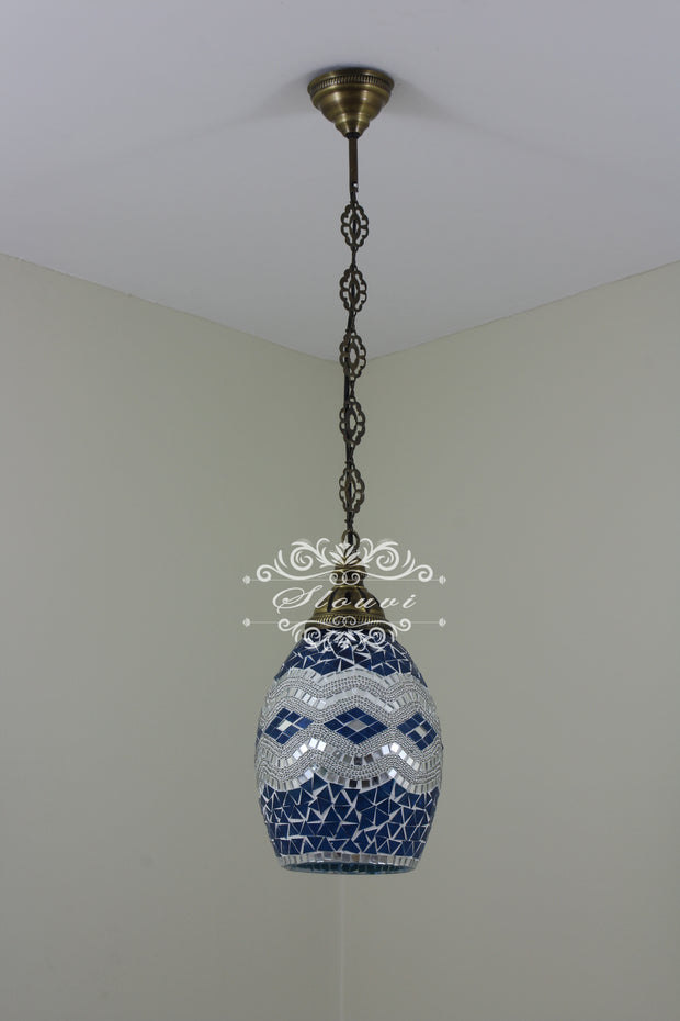 Turkish Handmade Mosaic Hanging Pendant - Kitchen Island Pendant - TurkishLights.NET