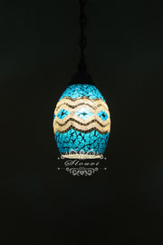 Turkish Handmade Mosaic Hanging Pendant - Kitchen Island Pendant - TurkishLights.NET