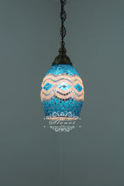 Turkish Handmade Mosaic Hanging Pendant - Kitchen Island Pendant - TurkishLights.NET