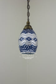 Turkish Handmade Mosaic Hanging Pendant - Kitchen Island Pendant - TurkishLights.NET