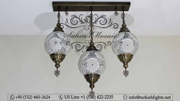 Kitchen Pendant With 3 (20 cm ) Ball Poruduct ID: 109 - TurkishLights.NET