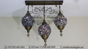 Kitchen Pendant With 3 (20 cm ) Ball Poruduct ID: 109 - TurkishLights.NET