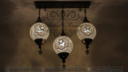 Kitchen Pendant With 3 (20 cm ) Ball Poruduct ID: 109 - TurkishLights.NET