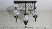 Kitchen Pendant With 3 (20 cm ) Ball Poruduct ID: 109 - TurkishLights.NET