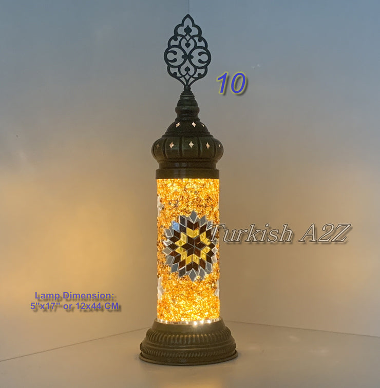 MOSAIC CYLINDER TURKISH MOSAIC LAMP,  id: 300 - TurkishLights.NET