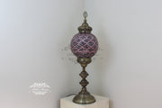 MOSAIC FLOOR / TABLE LAMP WITH 30CM (12") GLOBE - TurkishLights.NET