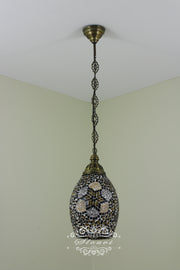 Turkish Handmade Mosaic Hanging Pendant - Kitchen Island Pendant - TurkishLights.NET