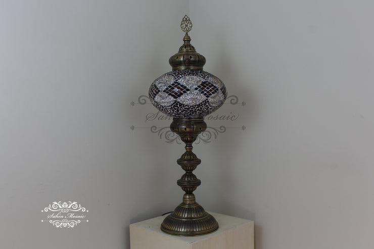 NO6 SIZE MOSAIC FLOOR / TABLE LAMP - TurkishLights.NET