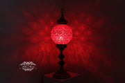 MOSAIC FLOOR / TABLE LAMP WITH 30CM (12") GLOBE - TurkishLights.NET