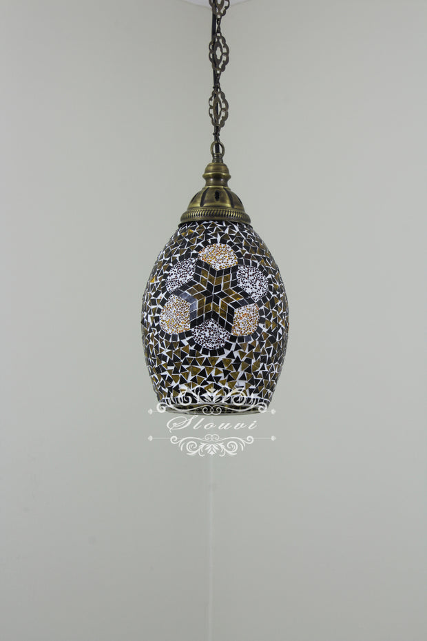 Turkish Handmade Mosaic Hanging Pendant - Kitchen Island Pendant - TurkishLights.NET