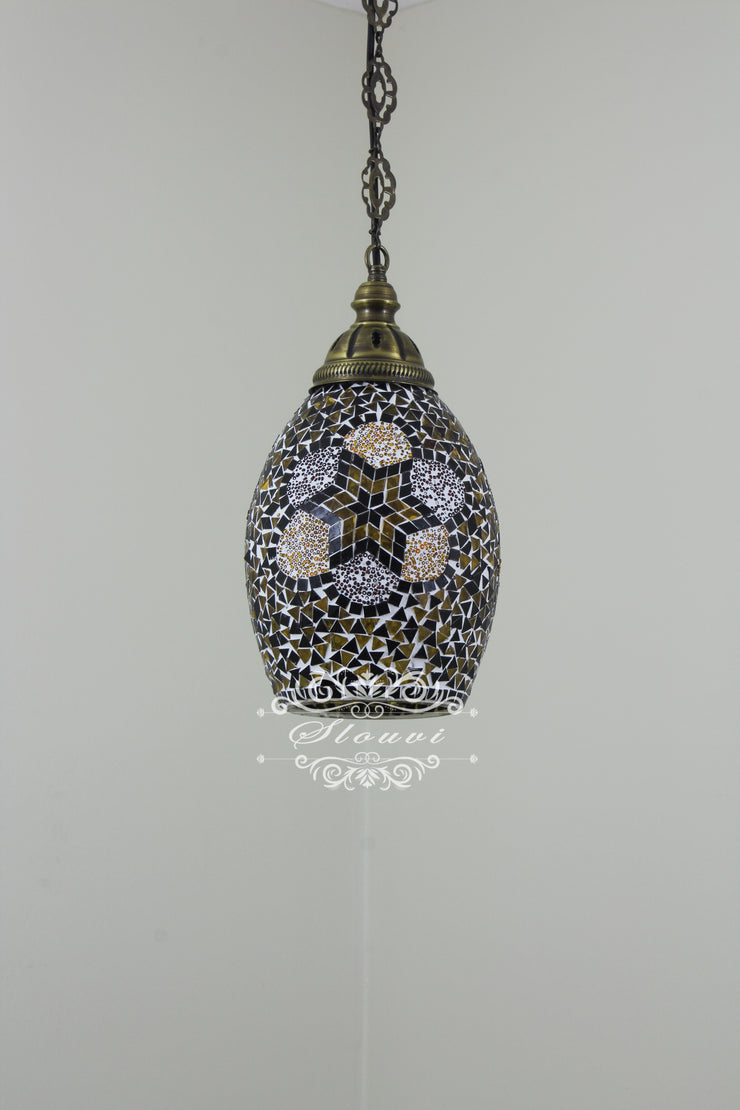 Turkish Handmade Mosaic Hanging Pendant - Kitchen Island Pendant - TurkishLights.NET