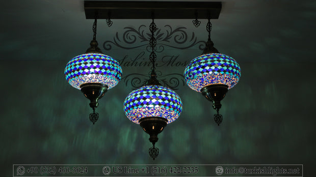 Kitchen Pendant With 3 Extera Large Ball Poruduct ID: 110 - TurkishLights.NET