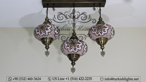 Kitchen Pendant With 3 Extera Large Ball Poruduct ID: 110 - TurkishLights.NET