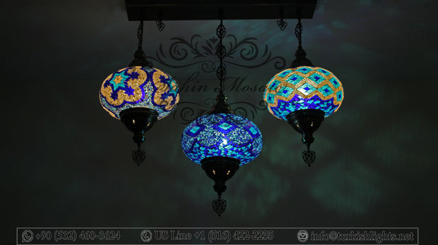 Kitchen Pendant With 3 Extera Large Ball Poruduct ID: 110 - TurkishLights.NET