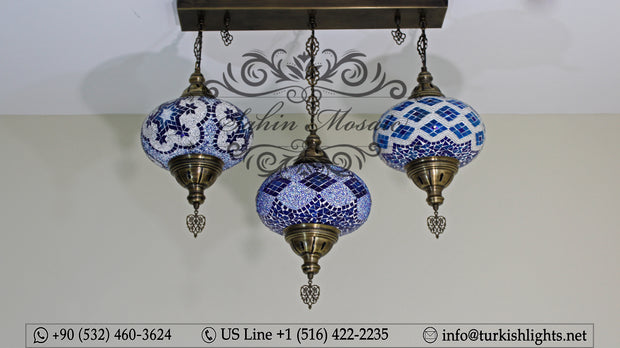 Kitchen Pendant With 3 Extera Large Ball Poruduct ID: 110 - TurkishLights.NET