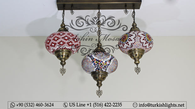 Kitchen Pendant With 3 Extera Large Ball Poruduct ID: 110 - TurkishLights.NET