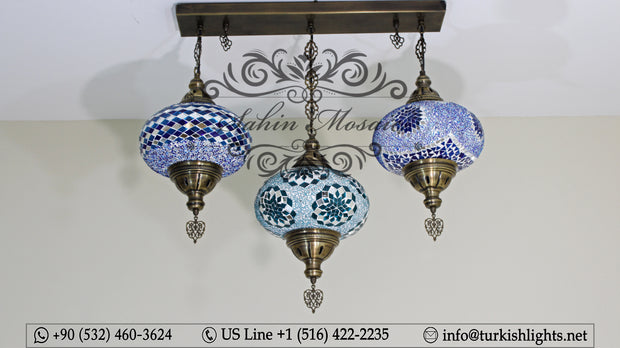 Kitchen Pendant With 3 Extera Large Ball Poruduct ID: 110 - TurkishLights.NET