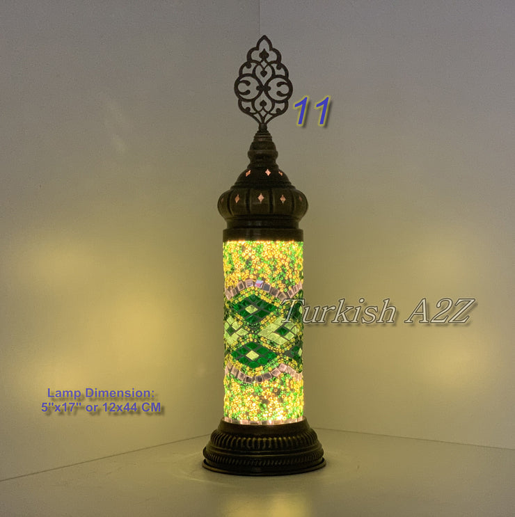 MOSAIC CYLINDER TURKISH MOSAIC LAMP,  id: 300 - TurkishLights.NET