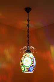 Turkish Handmade Mosaic Hanging Pendant - Kitchen Island Pendant - TurkishLights.NET