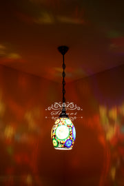 Turkish Handmade Mosaic Hanging Pendant - Kitchen Island Pendant - TurkishLights.NET