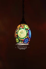 Turkish Handmade Mosaic Hanging Pendant - Kitchen Island Pendant - TurkishLights.NET