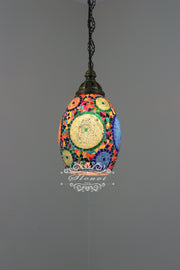Turkish Handmade Mosaic Hanging Pendant - Kitchen Island Pendant - TurkishLights.NET