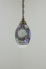 Turkish Handmade Mosaic Hanging Pendant - Kitchen Island Pendant - TurkishLights.NET