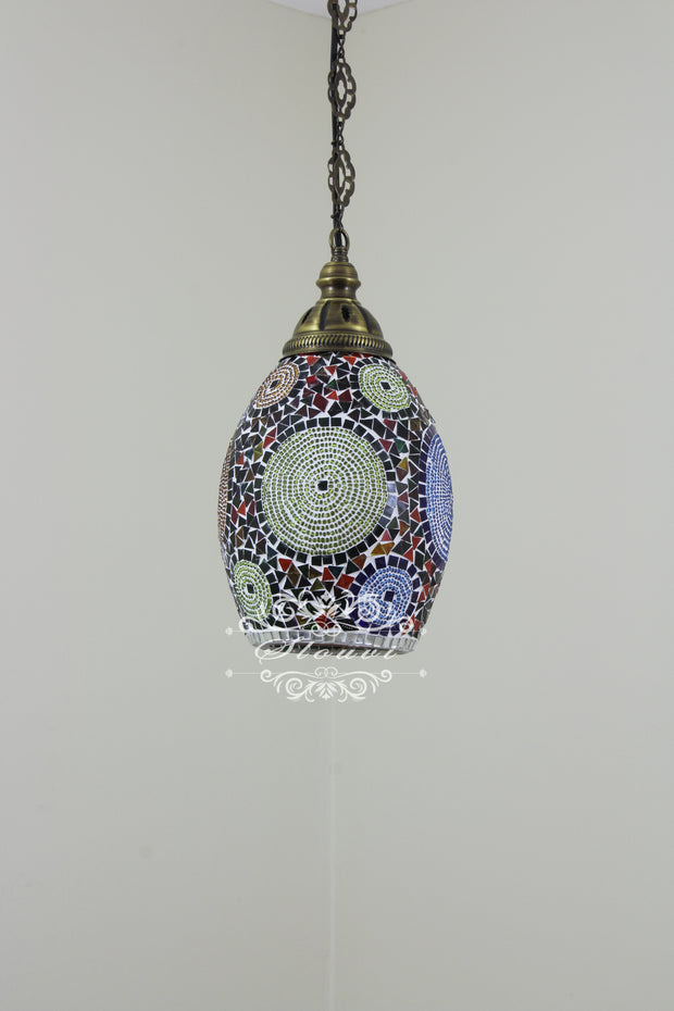 Turkish Handmade Mosaic Hanging Pendant - Kitchen Island Pendant - TurkishLights.NET