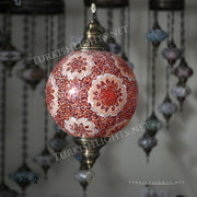 Hanging Lamps with 20" Globe - TurkishLights.NET