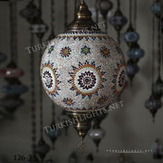 Hanging Lamps with 20" Globe - TurkishLights.NET