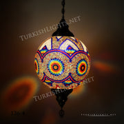 Hanging Lamps with 20" Globe - TurkishLights.NET